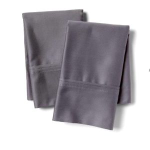 King size Threshold 400 count pillowcases- gray